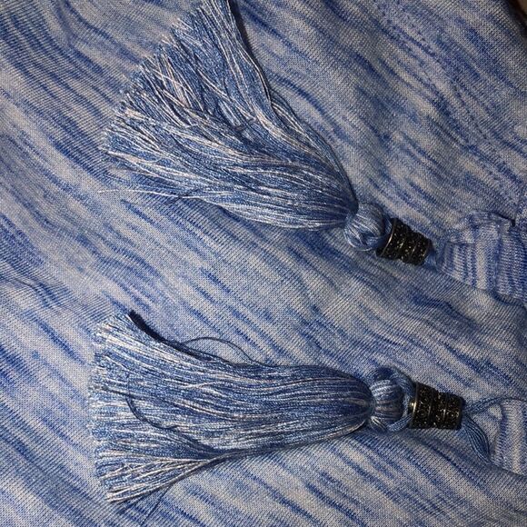 Becca L Whisper Lightweight Knit Swim Cover Up Pants in Blue - Picture 4 of 14